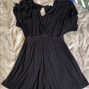 Black Charolette Russe Romper